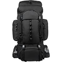 Amazon Basics - Mochila de senderismo con estructura interna y capa para lluvia